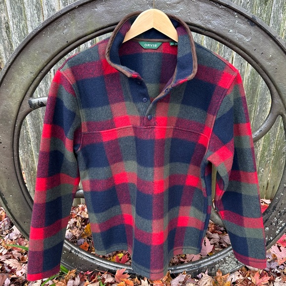 Orvis Other - Orvis Men’s Green Mountain Snap-Neck Fleece (Buffalo Check)